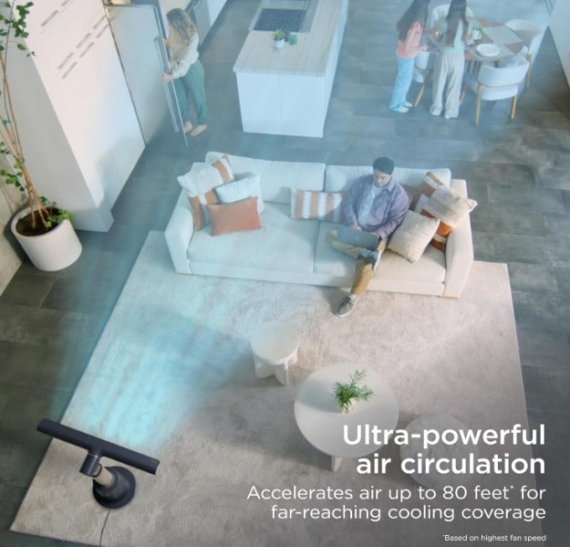 FlowPulse™ - Ultra-Powerful Bladeless Tower Fan
