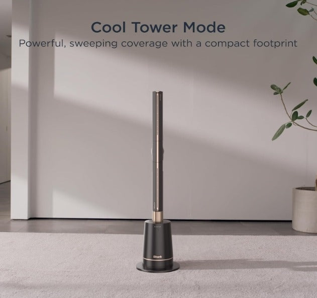 FlowPulse™ - Ultra-Powerful Bladeless Tower Fan